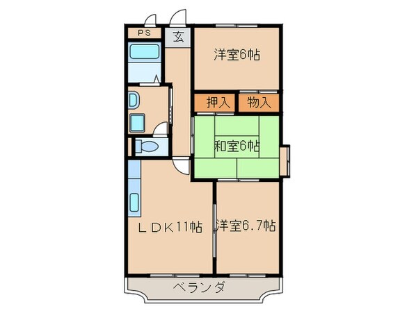 アチ－ブメントＳＴの物件間取画像